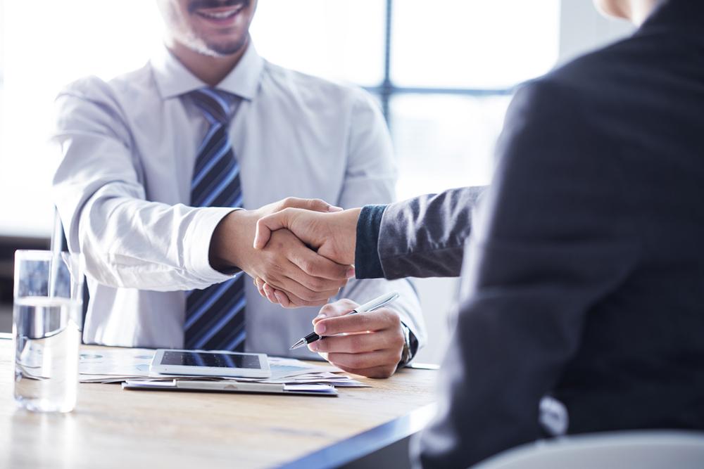 Professional group in meeting – team collaboration or business planning