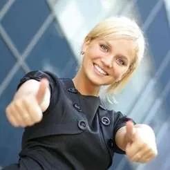 Close-up of hand with thumbs up gesture