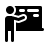 Illustration of a teacher aide supporting students