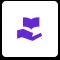 Graduate icon with stars indicating success