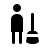 Career outcome icon – Cleaner