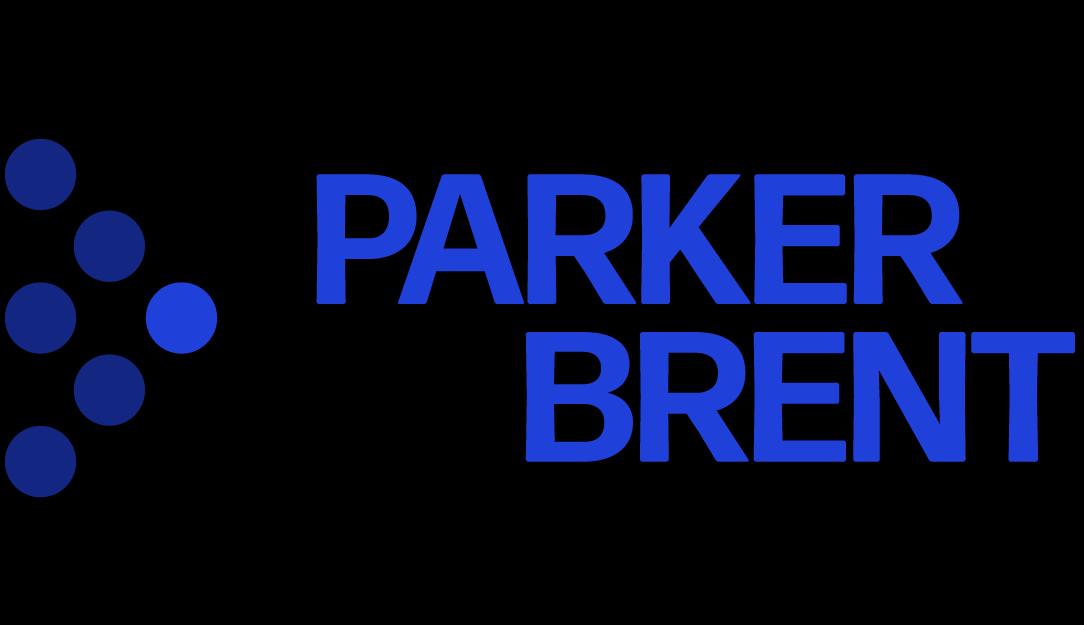 Parker Brent company logo in blue