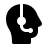 Symbolic icon for Customer Service Manager profession