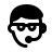 Symbolic icon for Technical Support Officer profession